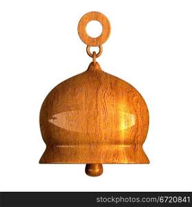 bell in wood (3D)