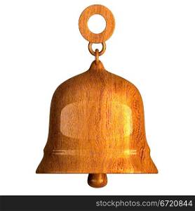 bell in wood (3D)