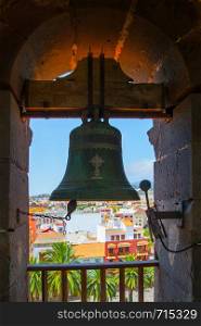 Bell of De la Concepcion church in San Cristobal de la Laguna, Tenerife Island