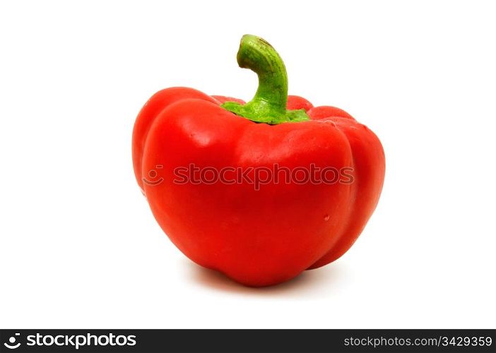bell peppers isolated on a white background