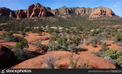 Bell Rock is a popular tourist attraction just north of the Village of Oak Creek, Arizona.&#xA;