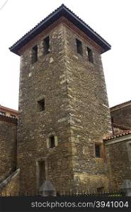 Bell tower of Old Catholic Church in Spain