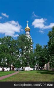 bell tower of St. Sophia Cathedral in Vologda city