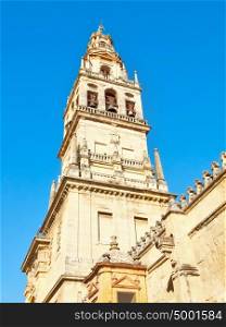 Bell tower of the mosque of Cordoba - Spain
