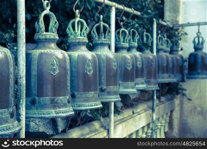 Bells Khao Takiab Temple in Hua Hin Thailand. Bells Khao Takiab Temple in Hua Hin Thailand.