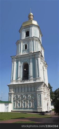 Belltower of St. Sophia complex in Kiev (1699-1706, 1744-1748)