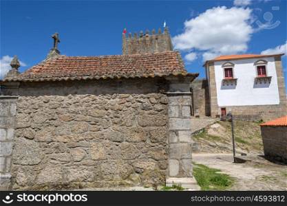 Belmonte castle and chaple. Historic village of Portugal, near Covilha