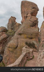 Belogradchik fortress in Bulgaria