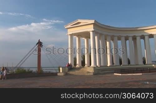 Belvedere of Voroncovskiy Palace in Odessa city
