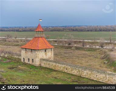 Bender, Moldova - 03.10.2019. Old historic Fortress in Bender city, Transnistria, Moldova. Fortress in Bender, Transnistria, Moldova