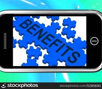 . Benefits On Smartphone Shows Monetary Rewards And Bonuses