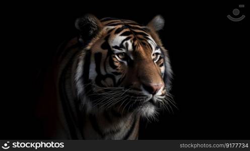 Bengal tiger. Illustration Generative AI 