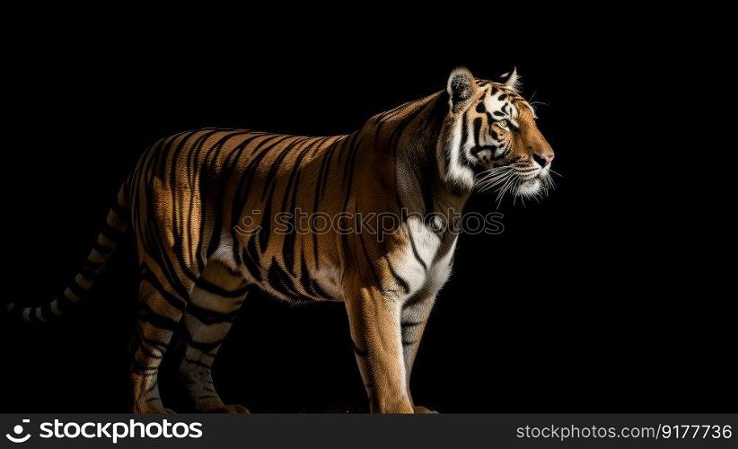 Bengal tiger. Illustration Generative AI
