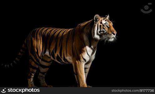 Bengal tiger. Illustration Generative AI
