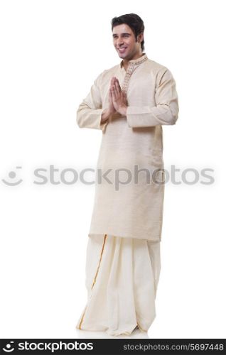 Bengali man greeting