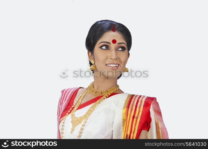 Bengali woman smiling