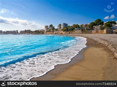 Benicassim Els Terrers playa beach in Castellon of Spain also Benicasim