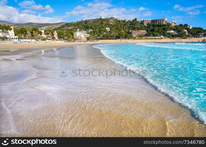 Benicassim Voramar playa beach in Castellon of Spain also Benicasim