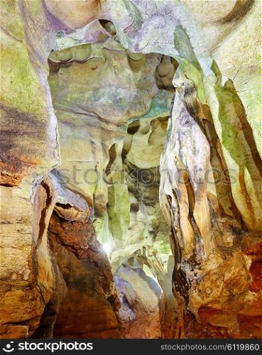 Benidoleig Cueva Calaveras cavern in Alicante at Spain