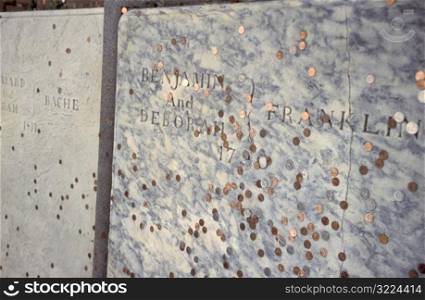 Benjamin and Deborah Franklin&acute;s Grave