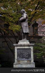 Benjamin Franklin statue in Boston, Massachusetts, USA