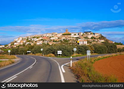 Berdun village in Huesca Aragon Pyrenees of Spain