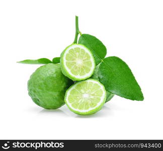 Bergamot on white background.