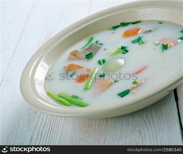 Bergen fish soup - Norwegian fish soup