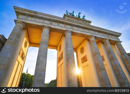 Berlin Brandenburg Gate Brandenburger Tor. Berlin Brandenburg Gate Brandenburger Tor in Germany