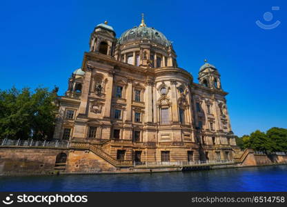 Berlin Cathedral Berliner Dom Germany. Berlin Cathedral Berliner Dom from Spree river in Germany