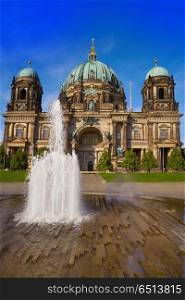 Berlin Cathedral fountain Berliner Dom Germany. Berlin Cathedral fountain Berliner Dom in Germany