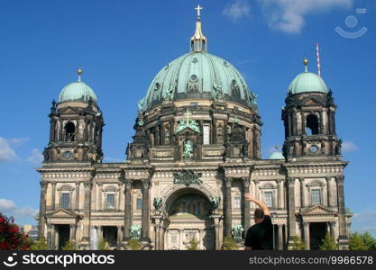 Berlin Cathedral or Berliner Dom in Berlin, Germany in Europe.