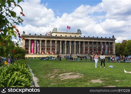 Berlin, Germany - August 14, 2019: Altes Museum. German Old Museum at Berlin Germany. Altes Museum. German Old Museum at Berlin, Germany