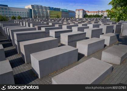 Berlin Holocaust Memorial to murdered Jews. Berlin Holocaust Memorial to murdered Jews in Germany