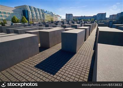 Berlin Holocaust Memorial to murdered Jews. Berlin Holocaust Memorial to murdered Jews in Germany