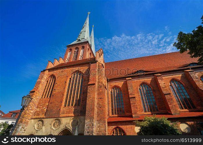 Berlin Nikolaikirche church in Germany baltic gothic artchitecture. Berlin Nikolaikirche church in Germany