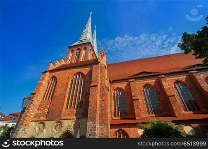 Berlin Nikolaikirche church in Germany baltic gothic artchitecture. Berlin Nikolaikirche church in Germany