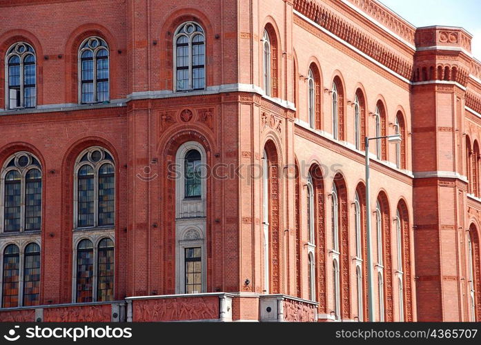 Berlin red town hall building