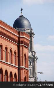 Berlin red town hall building