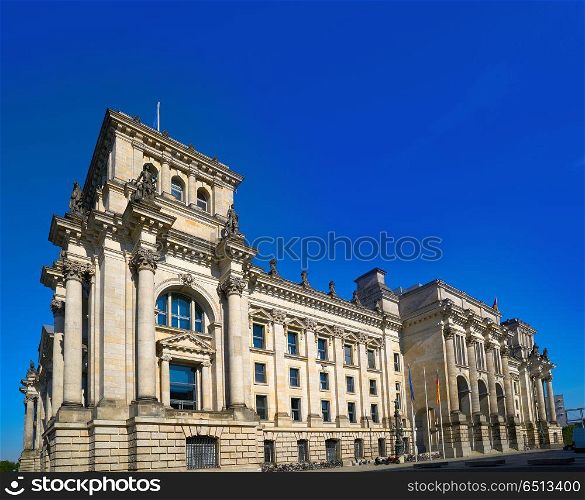 Berlin Reichstag facade Bundestag Germany. Berlin Reichstag facade Bundestag in Germany