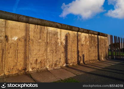 Berlin Wall memorial in Germany Berliner Mauer. Berlin Wall memorial in Germany