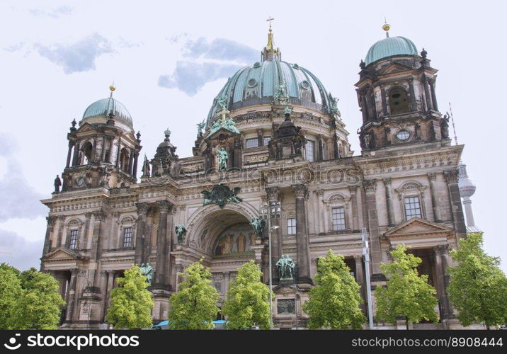 Berliner Dom. Berliner Dom cathedral church in Berlin Germany