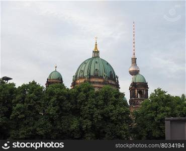 Berliner Dom in Berlin. Berliner Dom meaning Berlin Cathedral church in Berlin, Germany
