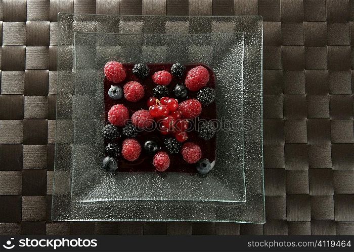 Berries mix dessert