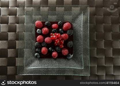 Berries mix dessert