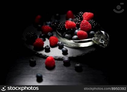 berries raspberries blackberries