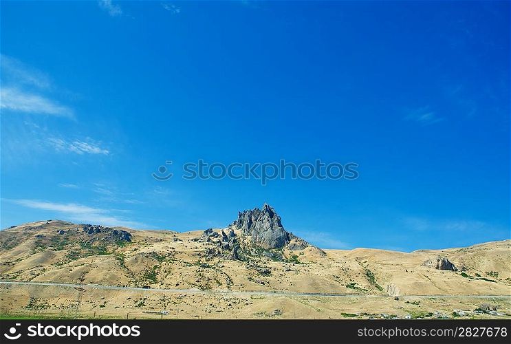 Besh Barmag mountain in Azerbaijan
