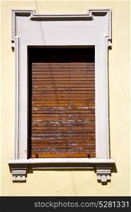 besnate window varese italy abstract wood venetian blind in the concrete brick