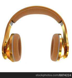 Best headphone icon. 3d illustration