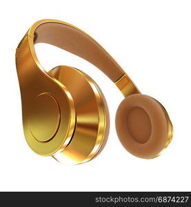 Best headphone icon. 3d illustration